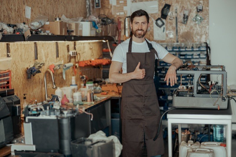 Independent musician performing on stage